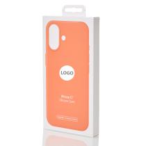 Силіконовий чохол Lux Colors з підтримкою MagSafe для iPhone 17 (AI) Orange