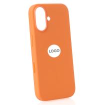 Силіконовий чохол Lux Colors з підтримкою MagSafe для iPhone 17 (AI) Orange