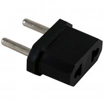 Мережевий перехідник Євро чорний