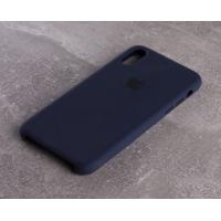 Силіконовий чохол SOFT Silicone Case для телефону iPhone X/XS (HQ) (з логотипом) 09 midnight blue