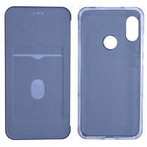 чехол-книга 360 для Samsung A920/A9 (2018) DELUXE темно-синий