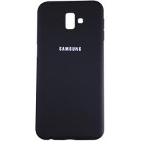 Силіконовий чохол SOFT Silicone Case для телефону Samsung J4 Plus (2018)/J415 (з логотипом) чорний