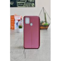 чехол-книга 360 для Samsung M20 STANDARD бордовый