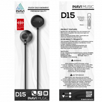Проводные наушники Inavi D15 белый