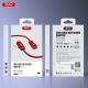 USB кабель XO Lightning (NB38) Audio transpose червоний