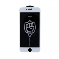 Захисне скло MOXOM FS для iPhone 7 / iPhone 8 білий