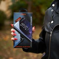Захисне скло MOXOM для Samsung S8 plus чорний
