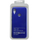 Силиконовый чехол SOFT Silicone Case для Realme 5 Pro (с логотипом) синий