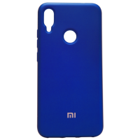 Силиконовый чехол SOFT Silicone Case для Realme 5 Pro (с логотипом) синий