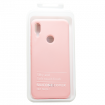 Силиконовый чехол SOFT Silicone Case для Realme 5 Pro (с логотипом) розовый