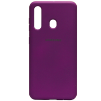 Силиконовый чехол SOFT Silicone Case для Huawei P Smart Pro HQ (с логотипом) фиолетовый