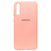 Силиконовый чехол SOFT Silicone Case для Samsung M11/A11 HQ (с логотипом) коралловый