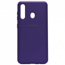 Силиконовый чехол SOFT Silicone Case для Huawei Y6P HQ (с логотипом) фиолетовый