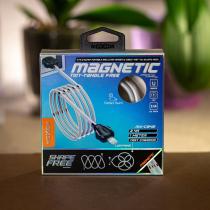 USB кабель MOXOM Type-C (MX-CB46) Magnetic clips білий
