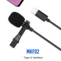 Мікрофон провідний MKF XO MKF02 Type-C чорний