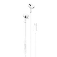 Проводные наушники XO EP23 Type-C music earphone белый