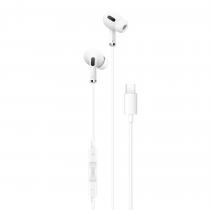 Проводные наушники XO EP23 Type-C music earphone белый