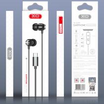 Проводные наушники XO EP23 Type-C music earphone черный