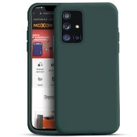 Силиконовый чехол SOFT Silicone Case для Samsung M52 (без лого) (NP) темно-зеленый