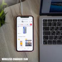 Бездротовий зарядний пристрій XO (CX004) Magnetic 15W білий