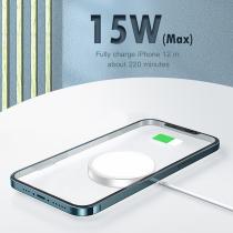 Бездротовий зарядний пристрій XO (CX004) Magnetic 15W білий