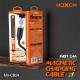 Магнітний USB кабель MOXOM Lightning (MX-CB24) Magnetic чорний