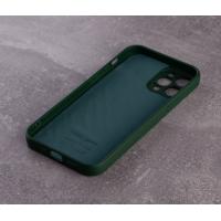 Силиконовый чехол SOFT Silicone Case для iPhone 12 Pro (без лого) темно-зеленый