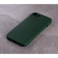 Силіконовий чохол SOFT Silicone Case для телефону iPhone 13 (без лого) темно-зелений