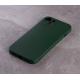 Силіконовий чохол SOFT Silicone Case для телефону iPhone 13 (без лого) темно-зелений