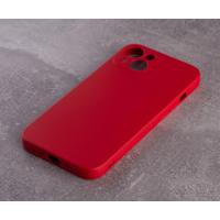 Силиконовый чехол SOFT Silicone Case для iPhone 13 (без лого) красный