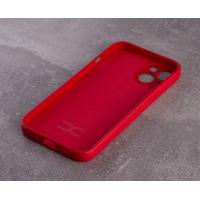 Силиконовый чехол SOFT Silicone Case для iPhone 13 (без лого) красный