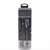 USB кабель MOXOM Type-C (MX-CB90) 40W (LED дисплей) чорний