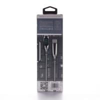 USB кабель MOXOM Type-C to Type-C (MX-CB92) 100W (LED дисплей) чорний