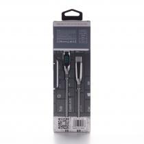 USB кабель MOXOM Type-C to Type-C (MX-CB92) 100W (LED дисплей) чорний