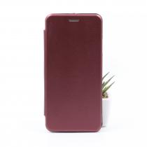 чехол-книга 360 для Xiaomi Redmi 10 Prime MATTE бордовый