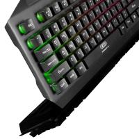Клавіатура дротова XO KB-01 RGB/ Metal чорний