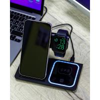 Беспроводное ЗУ XO (WX023) 3in1 Apple watch + Phone + TWS Headset черный