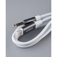 Аудіо кабель MOXOM (MX-AX21) Lightning to 3.5mm білий