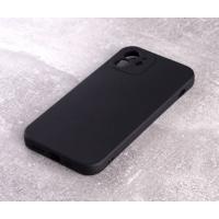 Силиконовый чехол SOFT Silicone Case для iPhone 12 (без лого) черный