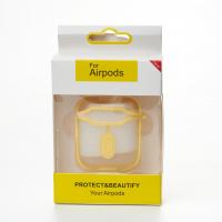 Силіконовий чохол для навушників Airpods 1/2 CIRCUIT жовтий