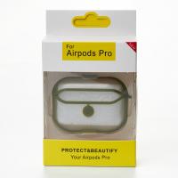 Силіконовий чохол для навушників Airpods Pro CIRCUIT зелений