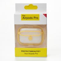 Силіконовий чохол для навушників Airpods Pro CIRCUIT жовтий