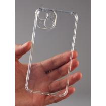 Силиконовый чехол WS SHOCKPROOF для iPhone 14 прозрачный