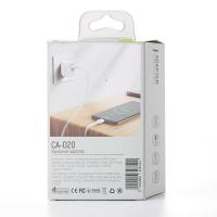 (уцінка) Мережевий зарядний пристрій DC 1USB+PD 2.4A (CA-D20) білий