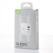 (уцінка) Мережевий зарядний пристрій DC 1USB+PD 2.4A (CA-D20) білий