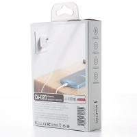 (уцінка) Мережевий зарядний пристрій DC 2в1 Type-C 1USB + PD 2.4A (CA-D20) білий