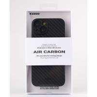 Карбоновый чехол K-DOO Air Carbon (UltraSlim 0.45mm) для iPhone 14 черный