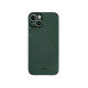 Карбоновый чехол K-DOO Air Carbon (UltraSlim 0.45mm) для iPhone 14 Plus (6,7") темно-зеленый