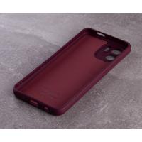 Силиконовый чехол SOFT Silicone Case для Xiaomi Redmi A1/A2 (без лого) бордовый