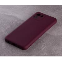 Силиконовый чехол SOFT Silicone Case для Xiaomi Redmi A1/A2 (без лого) бордовый